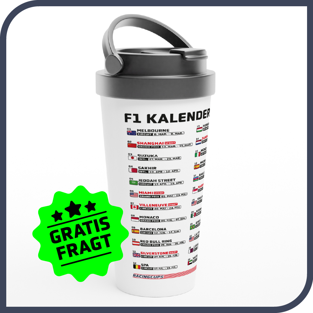 Formel 1 kalender termokop
